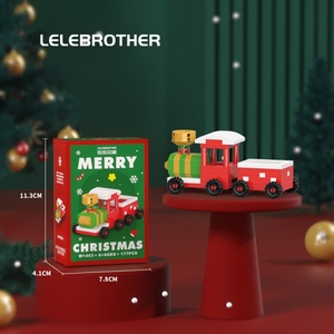 Bloques de Construcción de Figuras de Anime, Ladrillos de Plástico Duradero, Juguetes Educativos, Regalos Navideños de Santa Claus, Rompecabezas de Ensamblaje - Product Image 4