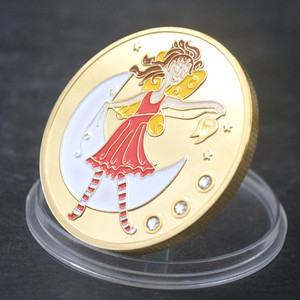 Nouvelle pièce d'or <span class=keywords><strong>en</strong></span> <span class=keywords><strong>argent</strong></span> Twinkle the Tooth Fairy un cadeau de la fée des dents Lucky Coins - Product Image 3