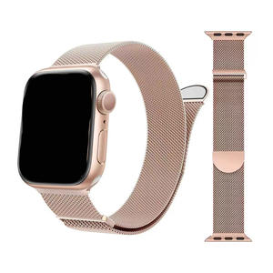 Dernier bracelet magnétique élégant de luxe <span class=keywords><strong>Iwatch</strong></span> 44mm 46mm 45mm 49mm Bracelet à boucle en acier inoxydable pour bracelet de montre série Ultra Se 8 7 - Product Image 3