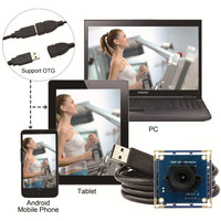 Cámara ELP 720P con controlador gratuito, plug and play, sensor CMOS, módulo de cámara mini USB para Android, Linux, Windows
