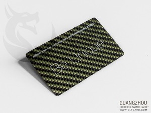 Tarjeta de Visita Inteligente de Fibra de Carbono Negra con NFC, Logotipo, Código QR, Impresión Offset, Número de Serie, Acabado Brillante - Product Image 6