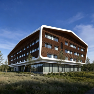 Bâtiment de bureaux préfabriqué multi-étages <span class=keywords><strong>en</strong></span> structure métallique, résistant au feu et aux vents forts, taille personnalisée pour bureaux - Product Image 6
