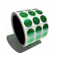 Autocollant personnalisé holographique de sécurité découpé à la forme, étiquette transparente laser anti-effraction, étiquettes en vinyle anti-UV, autocollants holographiques pour filles noires