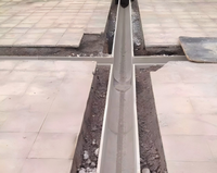 Caniveau de drainage en acier verre FRP léger de haute qualité, surface lisse, drainage urbain routier, découpe personnalisée, marque RUNLIN