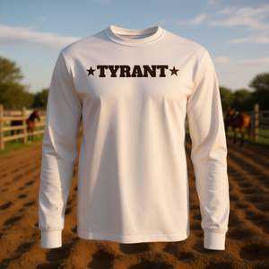 T-shirt à manches longues Tyrant, col rond, unisexe, pour adulte, style Western Rodeo - Product Image 3