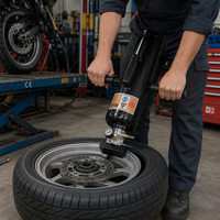 Pistolet de gonflage haute pression robuste de 5 gallons pour pneus sans chambre à air de voiture, moto, camion - Compresseur d'air portable haute pression