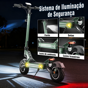 <span class=keywords><strong>Monopattino</strong></span> Elettrico Pieghevole G3pro per Adulti, Doppia Sospensione, Fuoristrada 12 Pollici, Motore 800W, Batteria al Litio 18Ah, Spedizione da Magazzino Brasile - Product Image 5