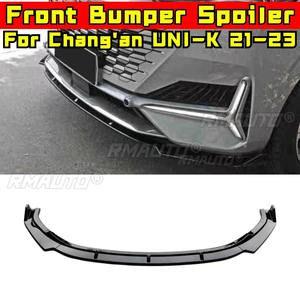 <b>Car</b> Front Bumper Lip <b>Diffuser</b> Spoiler Glossy Black Body Kit <b>for</b> Chang'an UNI-K 2021-2023 Bumper Protector <b>Car</b> Accessories - Product Image 3