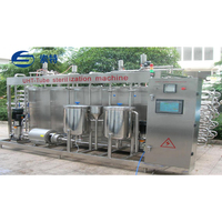 Stérilisateur tubulaire automatique en acier inoxydable UHT, système de stérilisation par plaques et tubes pour lait, jus, boissons BTG7B-16 ISO 9001