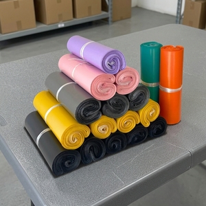 Sacs d'expédition en PE personnalisés de luxe avec poignée découpée, auto-adhésifs, imperméables, pour boutiques de détail - Product Image 6