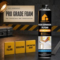 Mousse polyuréthane haute expansion, mastic isolant pour joints, qualité construction pour les installateurs