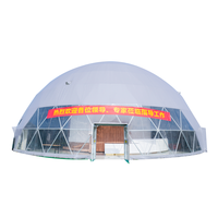 Dôme géodésique d'extérieur robuste, imperméable, en PVC transparent, pour glamping, jardin, événements, hôtel-resort