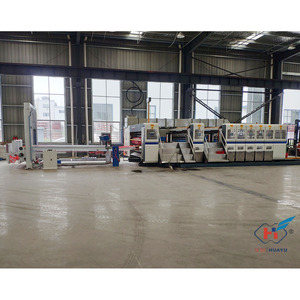 Hộp carton độ nét cao đa màu flexo mực máy in Die Cutter <span class=keywords><strong>slotter</strong></span> in khía chết máy cắt - Product Image 3