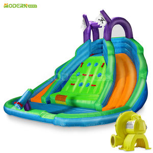 Parc aquatique gonflable pour enfants sur le thème de la mer, en PVC souple, idéal pour les loisirs à domicile et les jeux aquatiques saisonniers, à vendre - Product Image 2