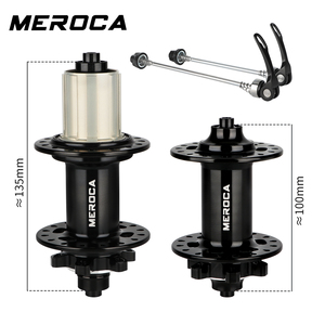 Cubos de Bicicleta para Freio a Disco Dianteiro/Traseiro em Liga de Alumínio 32 Furos MTB com Blocagem Rápida e Rolamentos Selados 100/135mm – Acessórios para Bicicleta de Montanha - Product Image 2