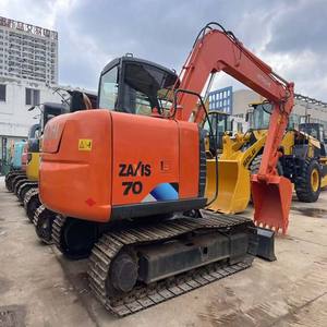 รถขุดฮิตาชิ ZX70 มือสอง รถขุดไฮดรอลิกแบบตีนตะขาบ ปั๊มเครื่องยนต์ 40.5 กิโลวัตต์ กำลัง 0.33 ลูกบาศก์เมตร ความจุบุ้งกี๋ ผลิตในญี่ปุ่นแท้ - Product Image 3