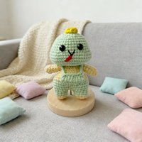 Serpent de couleur vert menthe, zodiaque chinois, décoration mignonne pour la maison, cadeau du Nouvel An, animal en peluche, amigurumi, poupée tricotée à la main
