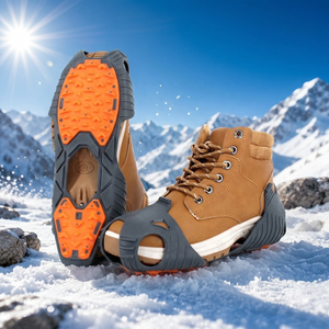 Tacchette Antiscivolo Invernali per Scarpe, Ramponi Durevoli, Catene da Neve per Escursionismo, Arrampicata, Sport all'Aperto e Rafting - Product Image 3