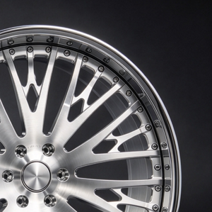 Nouvelle jante en alliage d'aluminium Auron, moulée en deux parties, à cinq branches, pour la personnalisation et l'amélioration des voitures particulières, vente en gros - Product Image 2