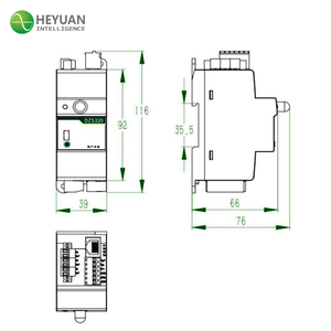 <span class=keywords><strong>Heyuan</strong></span> เครื่องวัดพลังงาน3เฟส, DZS320มิเตอร์วัดพลังงาน AC สามเฟสพร้อมการสื่อสาร RS485สำหรับการตรวจสอบระยะไกลและการจัดการพลังงาน - Product Image 3