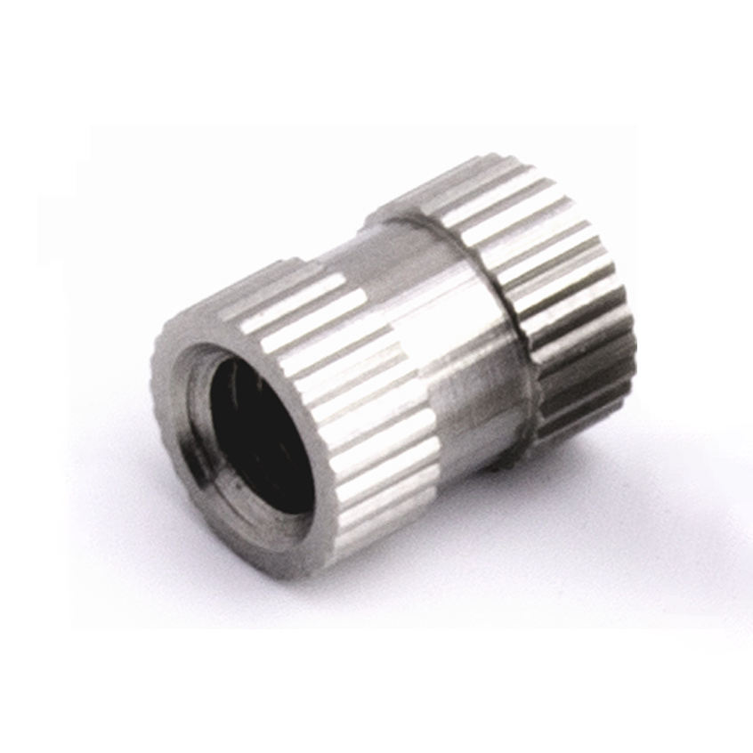 Embedded Threaded Nut Stainless Steel 303 316 Metric GB809 Embedded Knurled Nut Threaded ...
