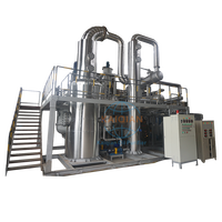 La plus petite capacité 500 litres par jour d'huile usée à l'usine diesel Recyclage de l'huile moteur usagée Distillation de l'huile minérale