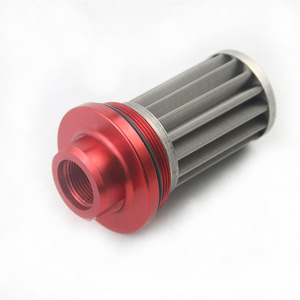 Filtro de Combustible de 58 mm con Interfaz AN6 AN8 AN10 para Modificación y Mejora de Automóviles, Rojo - Product Image 4