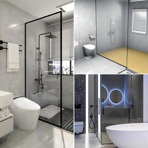 <span class=keywords><strong>Profilé</strong></span> en aluminium <span class=keywords><strong>noir</strong></span> décoratif durable sur mesure pour <span class=keywords><strong>douche</strong></span>, fabriqué par NIUYUAN OEM - Product Image 5