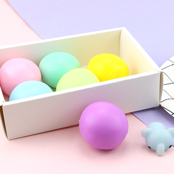 Экологически чистые материалы, наполнитель ЭВА, антистрессовые сжимаемые игрушки, индивидуальный логотип, напечатанные тестовые антистрессовые шарики
