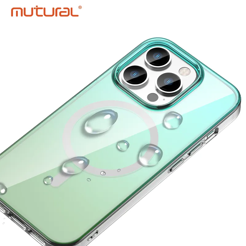 Mutural Candy Transparent Phone Case Cute Candy Gradient Fashionable Street Girls Mobile Phone Case For iphone 15 pro max case
