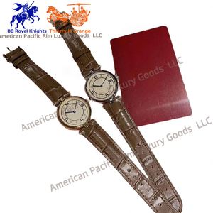 Reloj de cuarzo con esfera redonda para mujer, con números romanos y correa de cuero con estampado de cocodrilo negro - Product Image 6