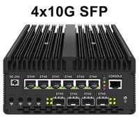 Mini PC Firewall Sólido de 14ª Generación Ultra 7 155H 4x/2x 10G SFP 6*2.5G LAN In-tel VPro Thunder-bolt 4 2xNVMe Servidor Doméstico Proxmox