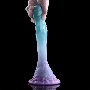 FAAK Female Masturbation Flexible <b>Dildo</b> Anal Plug Liquid Silicone Body Safe Sex Toys Cute <b>Dildo</b> for Beginner - Product Image 5