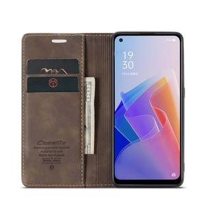 Caseme เคสมือถือแบบฝาพับมีกระเป๋าเงินสำหรับธุรกิจ A96 <span class=keywords><strong>OPPO</strong></span> <span class=keywords><strong>5G</strong></span> Reno 7Z <span class=keywords><strong>8Z</strong></span> 7 8 Lite F21 Pro <span class=keywords><strong>5G</strong></span> เคสบัตรเครดิต - Product Image 2