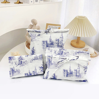 Vente en gros pochette imprimée numérique de différentes tailles personnalisée oreiller emballage de vêtements pour enfants sac enveloppe en coton