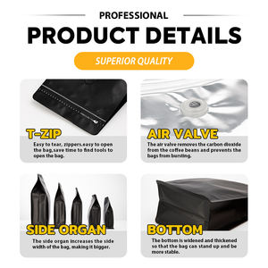 Sacs d'emballage pour capsules de café, sachets debout avec fermeture éclair pour capsules compatibles <span class=keywords><strong>Nespresso</strong></span>, impression personnalisée - Product Image 4