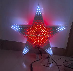 Iluminación Decorativa Automática Luminosa RGB de <span class=keywords><strong>5</strong></span> Puntas, DC12V 95W, de un Solo Lado, IP65, para Paisajes Navideños y de Halloween - Product Image 2
