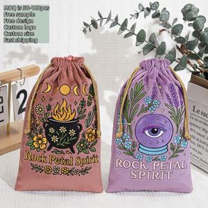 कस्टम लोगो कढ़ाई मखमली ड्रॉस्ट्रिंग बैग के लिए कस्टम लोगो कढ़ाई मखमली ड्रॉस्ट्रिंग बैग के लिए - Product Image 1