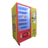 Mesin penjual robotik mesin penjual mi instan dengan persediaan air panas gratis