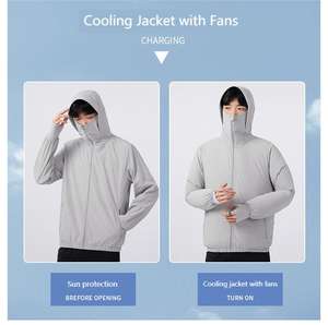 เสื้อกั๊กทำค<span class=keywords><strong>ว</strong></span>ามเย็นแบบพิมพ์ลายด้วยค<span class=keywords><strong>ว</strong></span>ามร้อน ผ้าโพลีเอสเตอร์ ป้องกันรังสียู<span class=keywords><strong>ว</strong></span>ี ระบายอากาศได้ดี สำหรับทุกเพศ พร้อ<span class=keywords><strong>ม</strong></span>หน้ากาก - Product Image 2