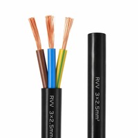 Gewerbliches Geschirrspüler-Stromkabel RVV 3-adrig 2,5mm Wasserdichtes Flexibles Kabel