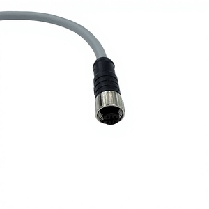 M12 5 Pin Dişi Konnektör Sensör Kablo Grubu Pigtail PUR Kılıflı Su Geçirmez IP67 Endüstriyel Kablo Demeti Sensör Aktüatörü için - Product Image 2