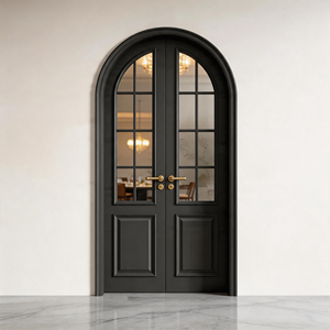 Porta Interna Moderna in Melamina con Finitura Italiana e Design Anti-Deformazione per Casa, Villa, Hotel, Appartamento, Camera da Letto, Ingresso - Product Image 1