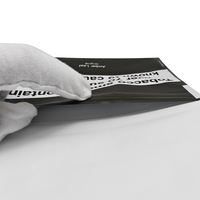 Sacs à tabac vides pour cigarettes 30g 50g 100g Pochette en plastique noir personnalisée pour le stockage de mélanges à fumer