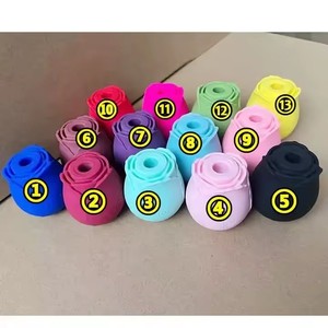 Bagliore nel 2025 scuro Mini vibratore di aspirazione rosa fiore di succhiare <span class=keywords><strong>il</strong></span> clitoride vibratore giocattolo del sesso delle donne capezzolo che vibra Clit seno succhiatore - Product Image 5