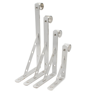 Soporte de acero inoxidable Jin Aoding para tendedero lateral, soporte de secado exterior tipo trípode para balcón y ventana abatible - Product Image 1