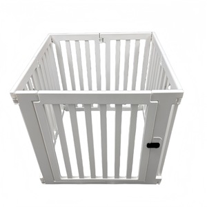 Piccolo cane medio per interni all'aperto cucciolo penna resistente per cuccia <span class=keywords><strong>Pet</strong></span> recinzione in plastica per cani box con cancello di isolamento - Product Image 6