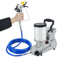 LONSLEY Promo Panas 1600W Alat Semprot Cat Elektrik Tanpa Udara Portabel Isi Ulang DIY Tekanan Tinggi 3000 PSI Kapasitas 2L
