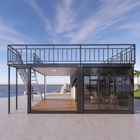 Maison conteneur écologique personnalisée, bâtiment préfabriqué modulaire pour l'hébergement des travailleurs, logements temporaires, magasins, entrepôts