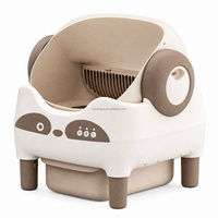 Bac à litière pour chat électrique, robot toilette avec capteur intelligent et nettoyage automatique